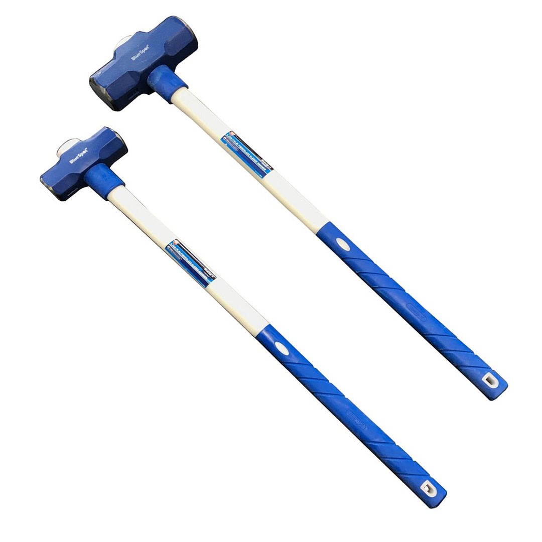 Blue Spot Sledge Hammer Set 7LB & 14LB Sledge Hammers with Fibre Glass